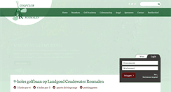Desktop Screenshot of golfclubrosmalen.nl