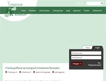 Tablet Screenshot of golfclubrosmalen.nl